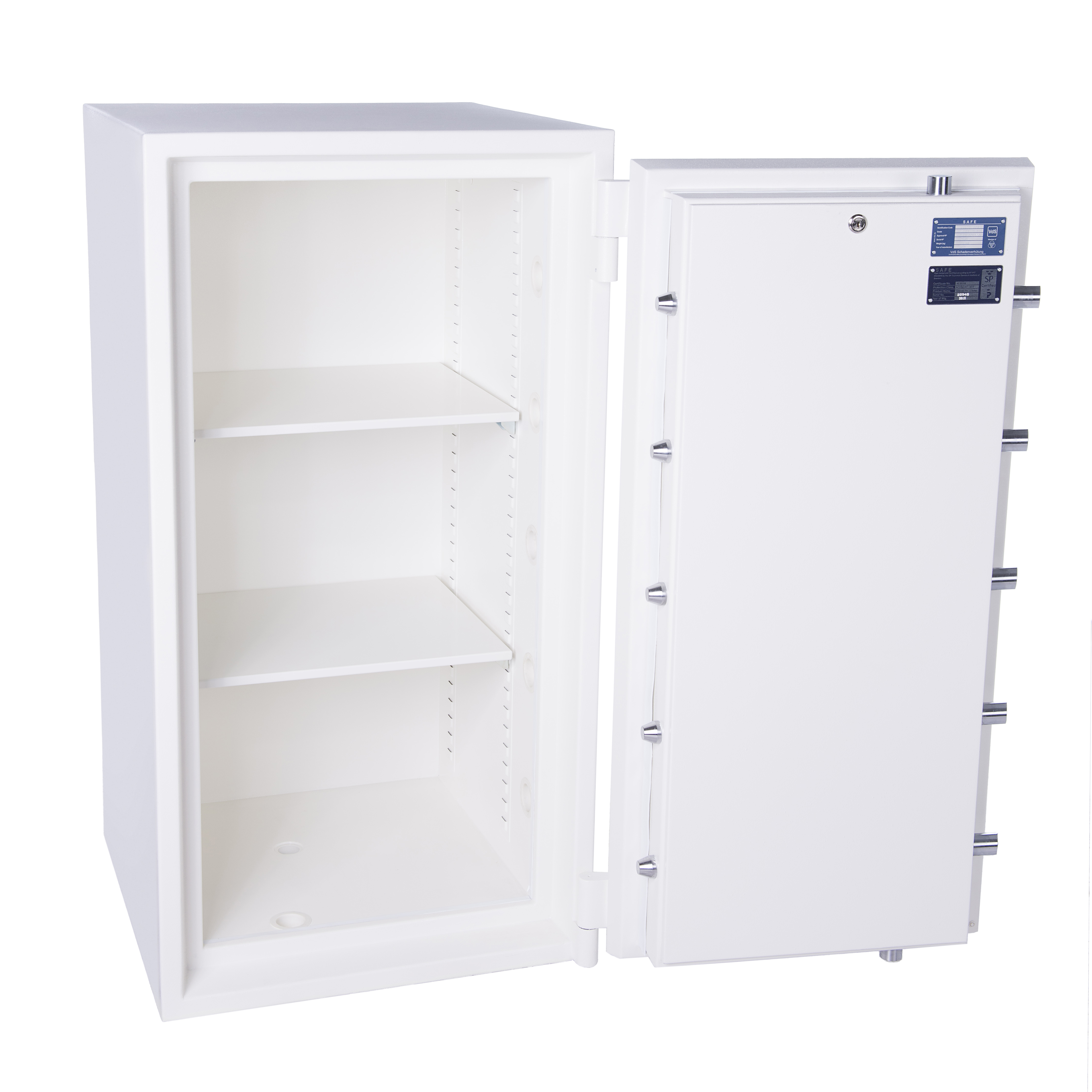 Schutzschrank, Feuerschrank, Stahlschrank, Aufbewahrungsschrank, drei Regale
