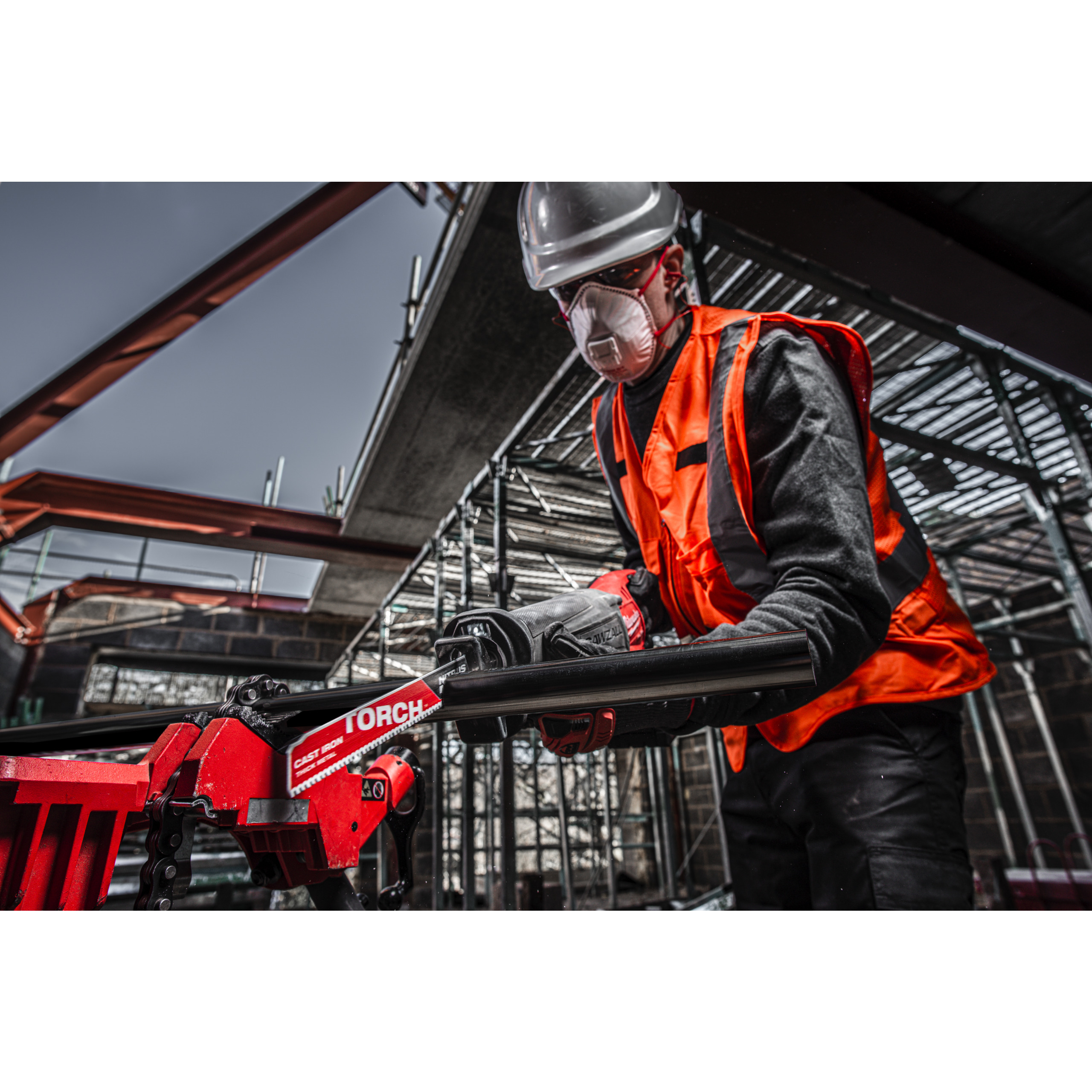 Milwaukee Säbelsägeblatt 300 x 2,5 mm (10 TPI) Metall THE TORCH NITRUS HM-bestückt 5er Pack