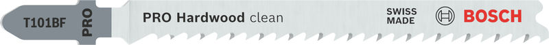 Bosch PRO Hardwood clean T101BF Stichsägeblatt, 100&nbsp;mm, 25-tlg.