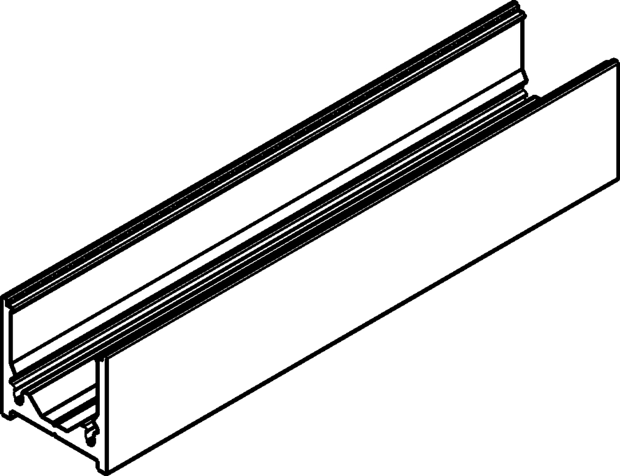 Strichzeichnung, Aluminium
