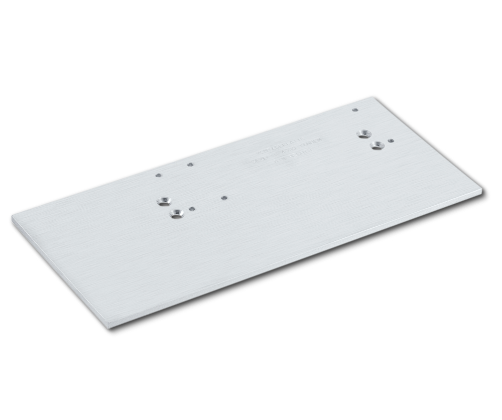 Montageplatte GEZE für TS 4000 Tandem, Aluminium