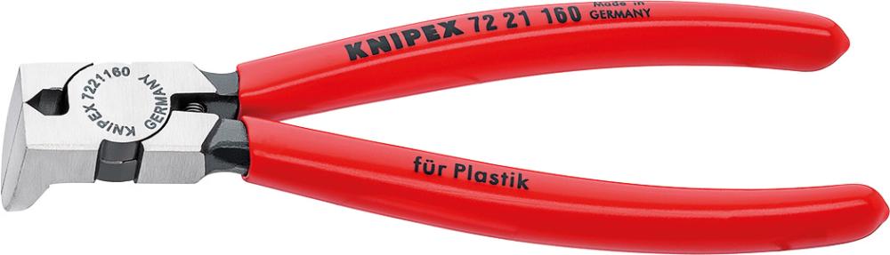 KNIPEX Seitenschneider  für Kunststoff gewinkelt 85Grad 160mm