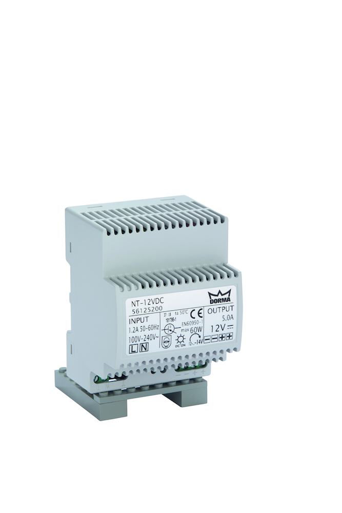 dormakaba Netzteil NT-12 5, 12V, Hutschienenmontage