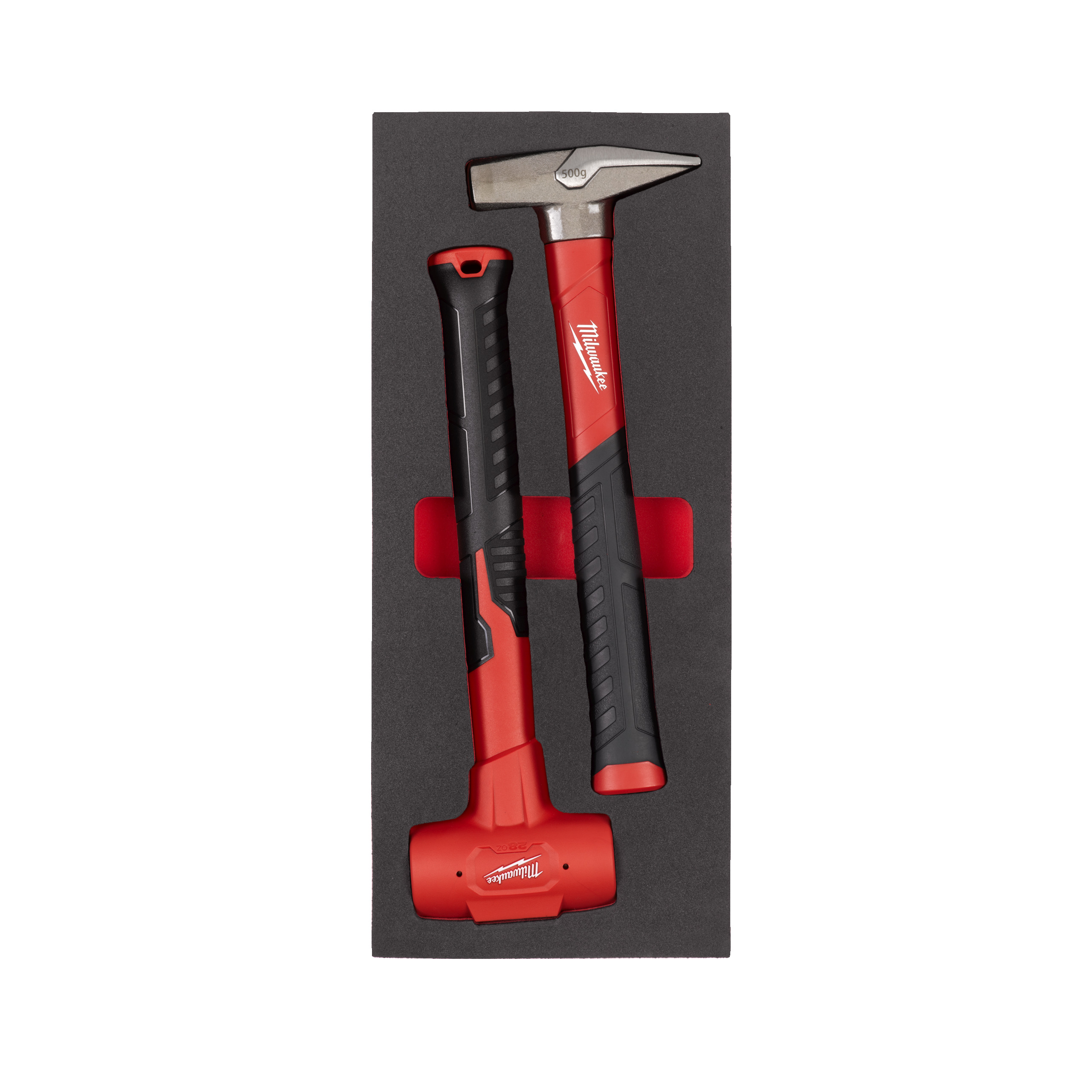 Milwaukee Einlage 2-teilige für Werkstattwagen 78 cm Schlosser- und Schonhammer