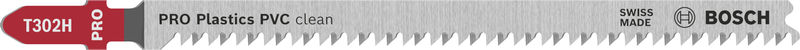 Bosch PRO Plastics PVC clean T302H Stichsägeblatt, 132 mm