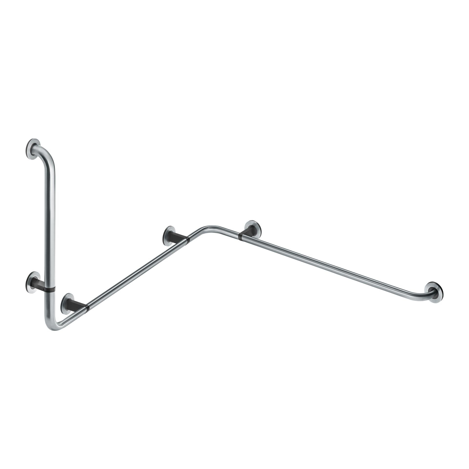 Handlauf, Grifflasche, Edelstahl, Wandmontiert, Badezimmer