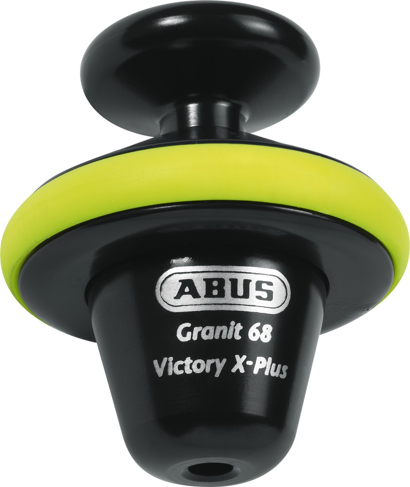 ABUS Bremsscheibenschloss Granit Victory X-Plus 68 black yellow voll gl. OneKey