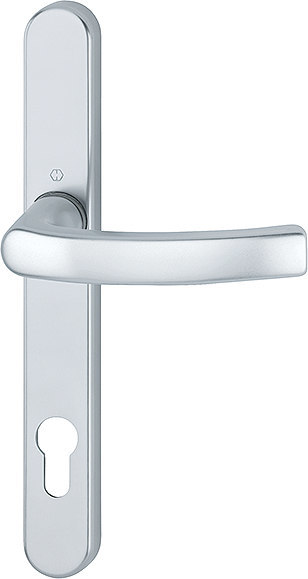 HOPPE Drücker-Halbgarnitur Liège mit Schmalschild 1540/3347N, außen, 8/92 mm, Aluminium