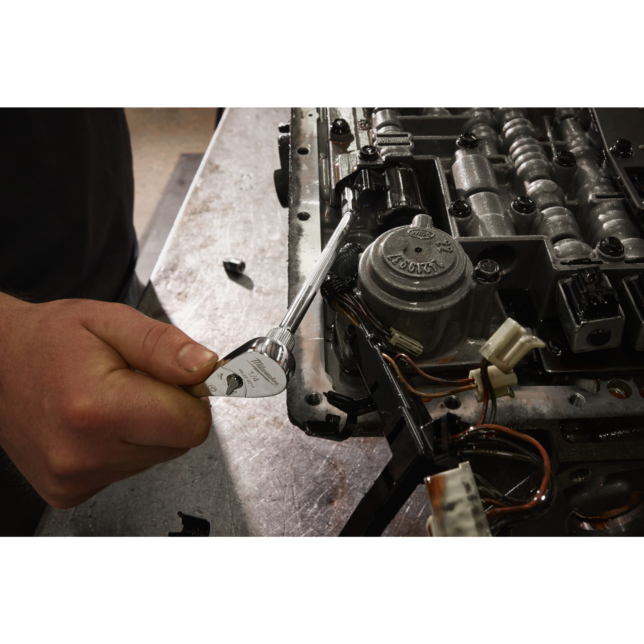 Milwaukee Schwenk-Verlängerungs-Set 1/4 Zoll 4-teilig 1/4"