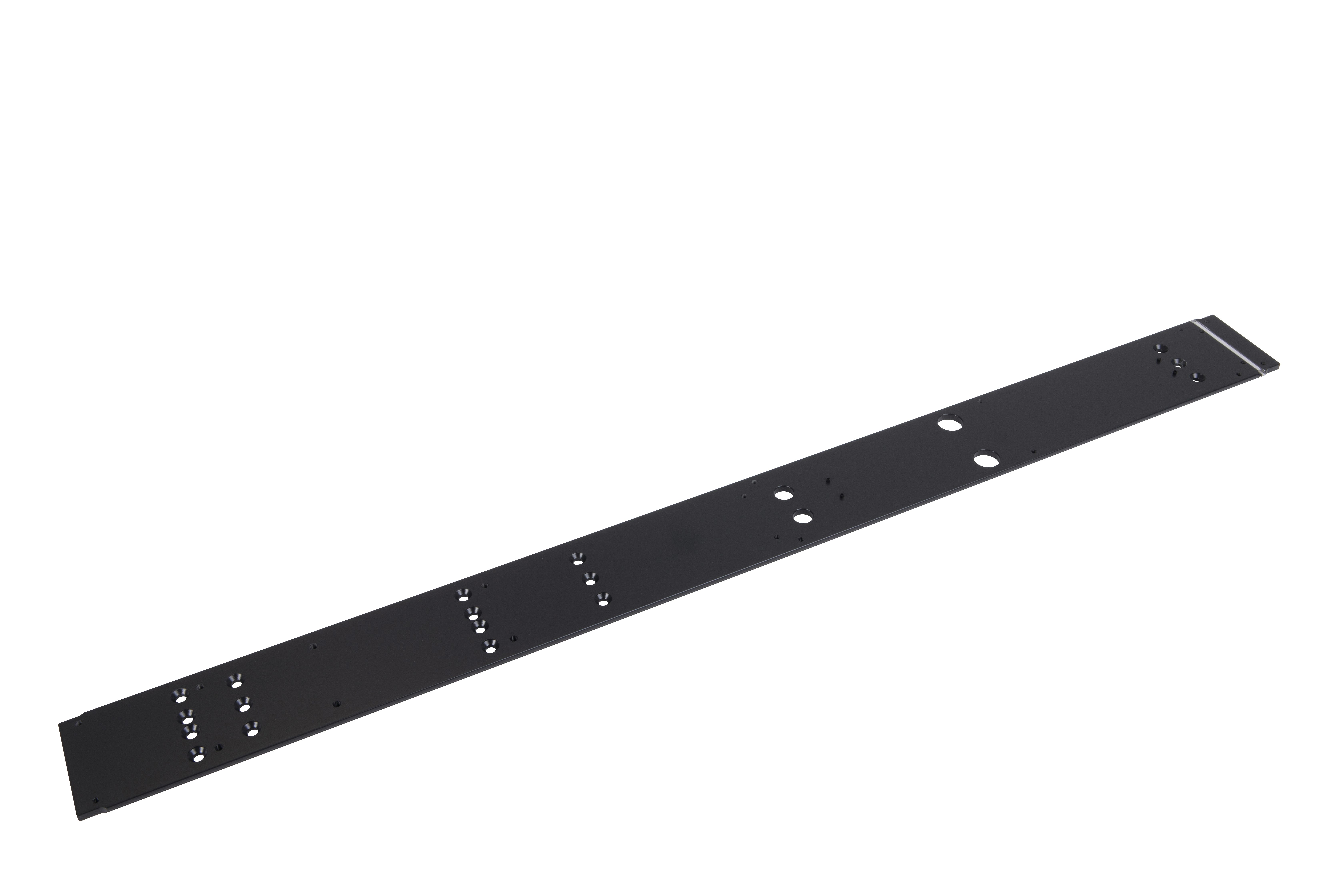 Rackenablage, Metallschicht, schwarz, Perforationsloch, langen Streifen
