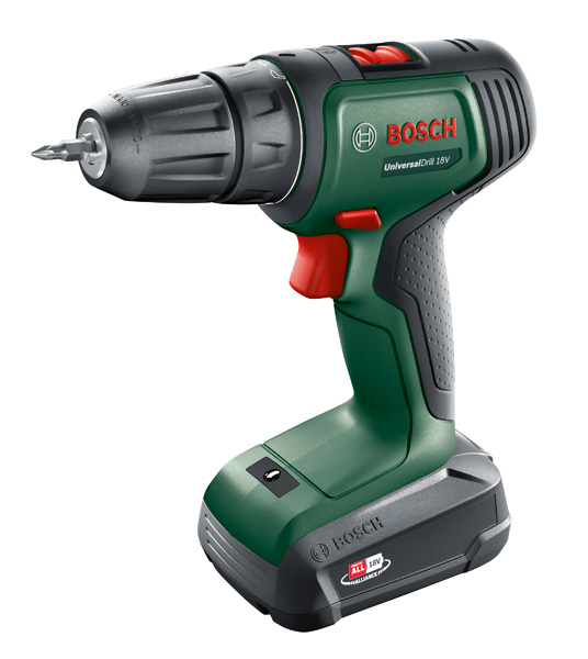 Bosch Akku-Bohrschrauber UniversalDrill 18V, 1x Akku PBA 18V 1.5Ah