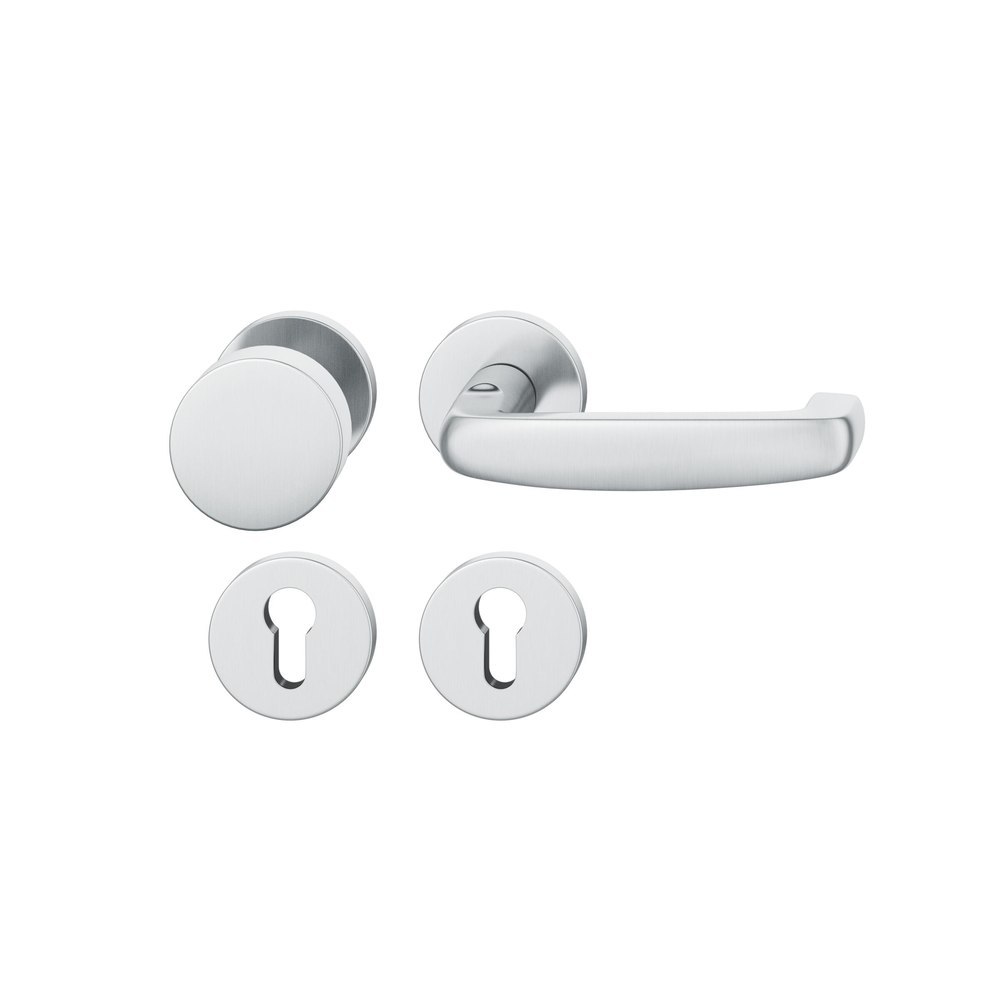 FSB FH Wechselgarnitur mit Rosetten 79 1159, AGL3, rund, VK 9 mm, Edelstahl