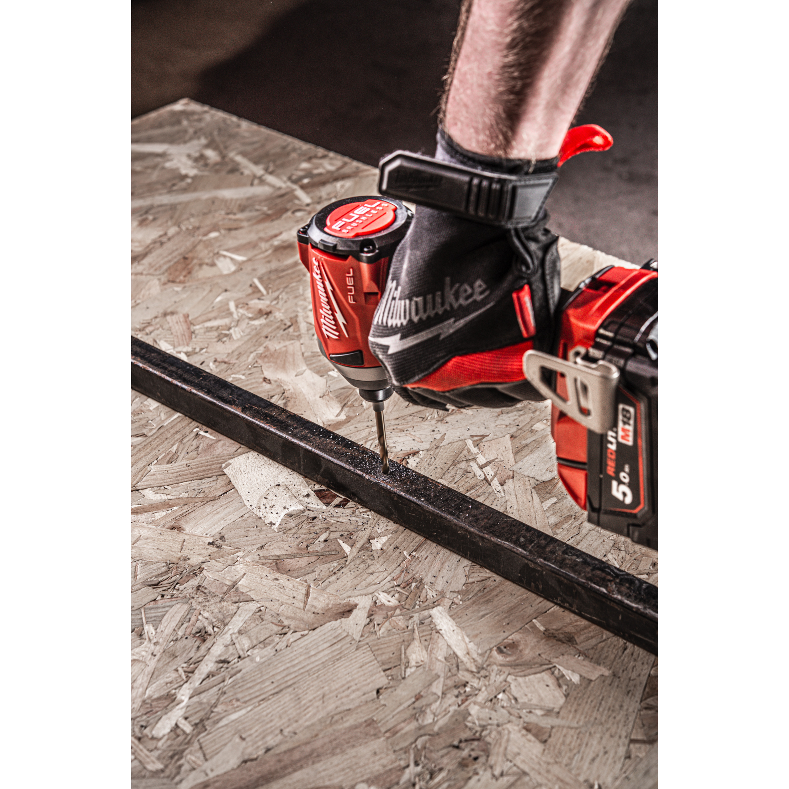 Milwaukee Metallbohrer HSS-G TiN 3,0 x 65 mm SHOCKWAVE RED HEX Titan 1/4" 10er Pack