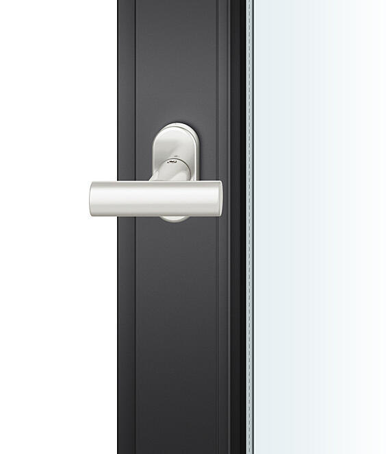 FSB Fenstergriff 34 3431, ovale Ros., Aluminium
