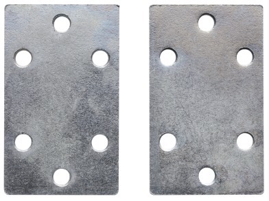 Montageplatten-Set effeff DCA162, Stahl