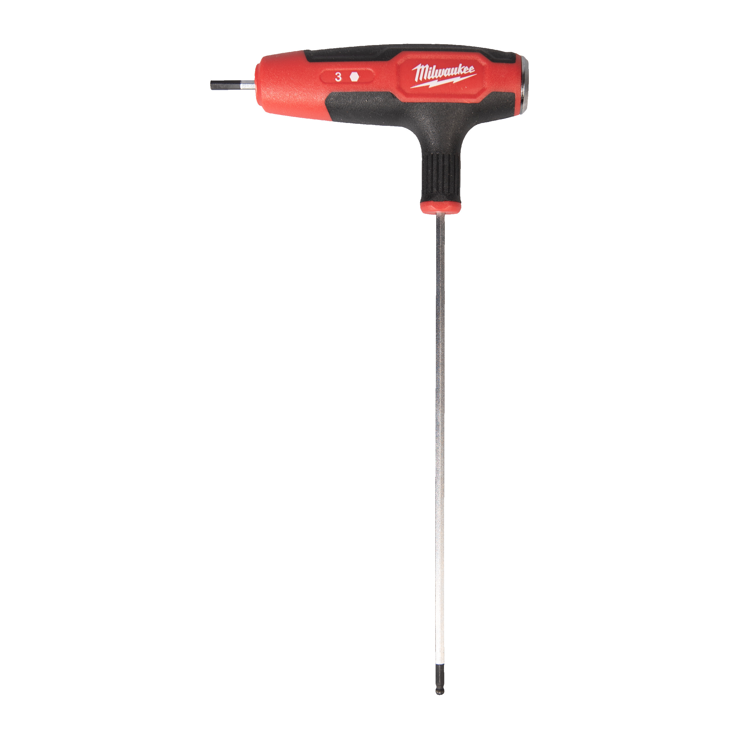 Milwaukee Schraubenzieher T-Griff 3 mm Innensechskant mit Softgrip-Auflage