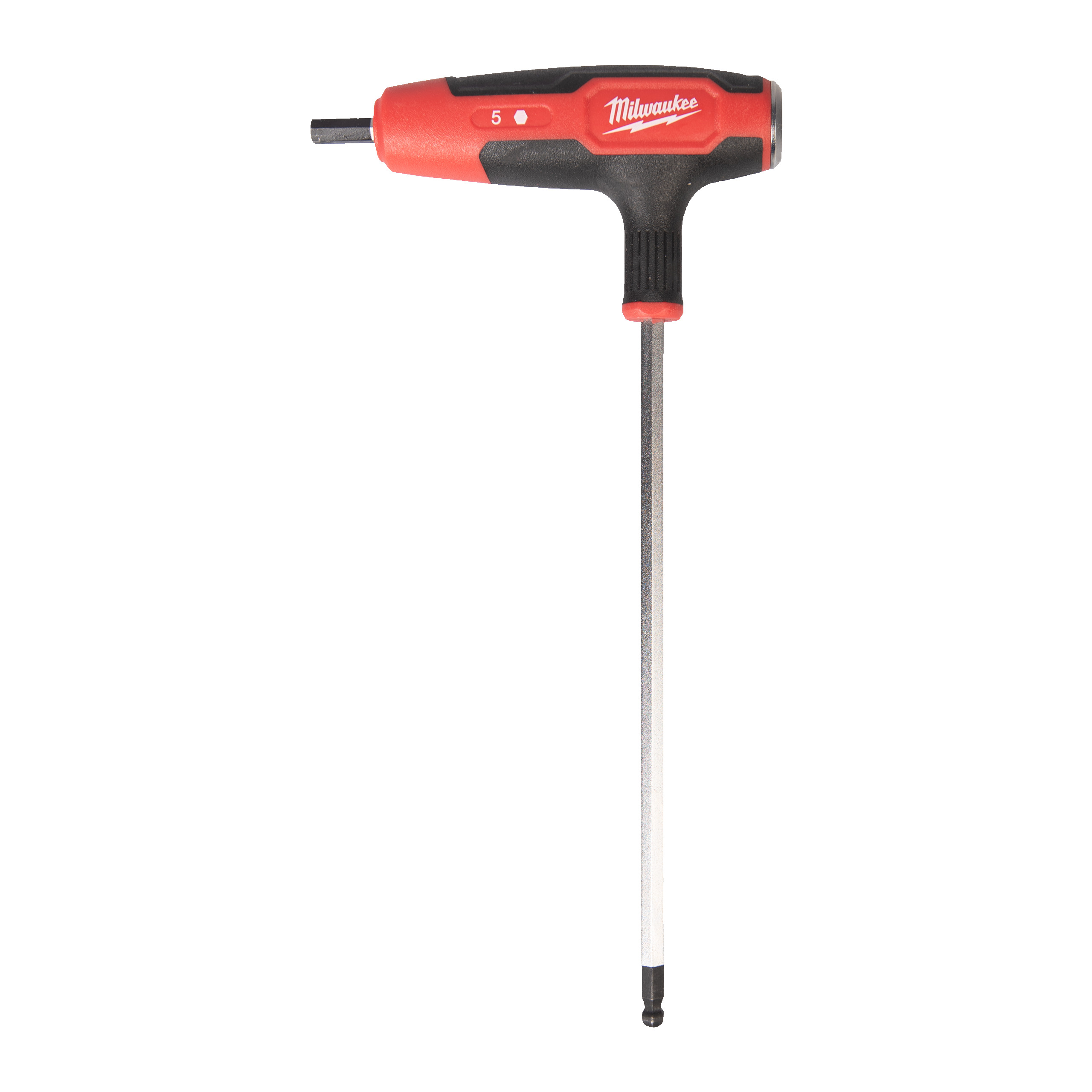 Milwaukee Schraubenzieher T-Griff 5 mm Innensechskant mit Softgrip-Auflage