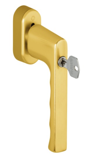 HOPPE Fenstergriff abschließbar Hamburg 0700S/UD9020, mit Schrauben, Aluminium