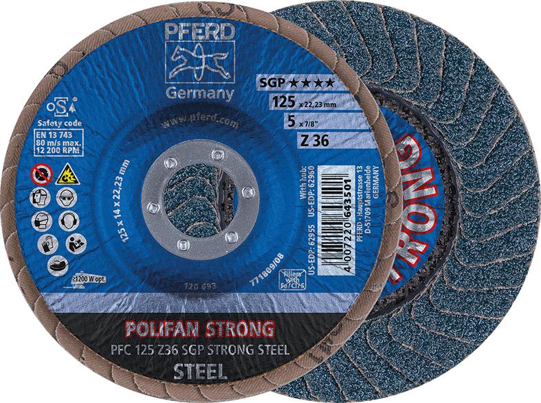 Fächerschleifscheibe Z SGP STRONG STEEL POLIFAN