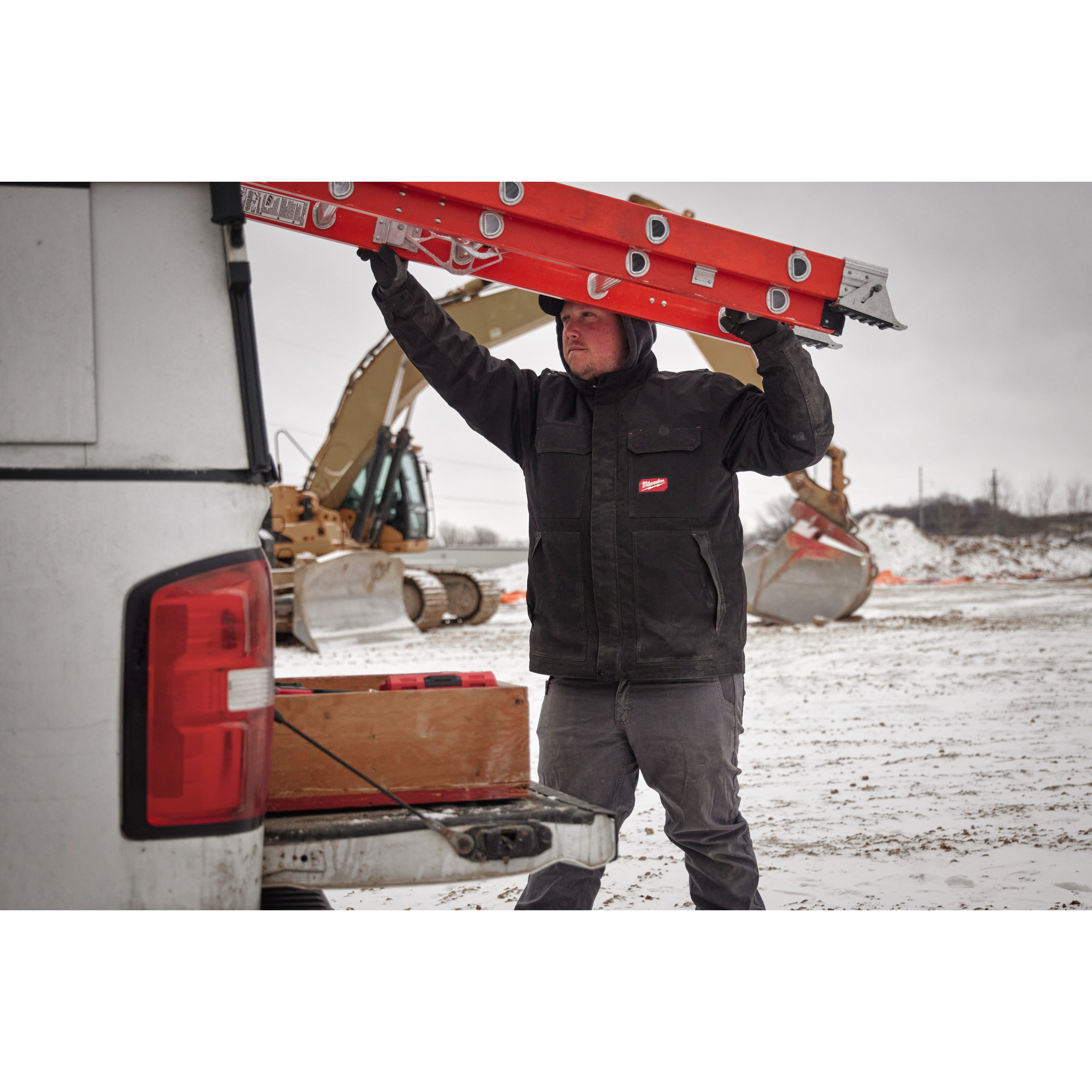 Milwaukee Arbeitsjacke Größe XL FREEFLEX Schwarz