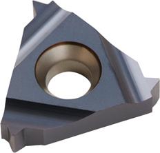 ISO-Gewindewendeschneidplatte, außen, 60° metrisch Vollprofil, PVD, TiAlN