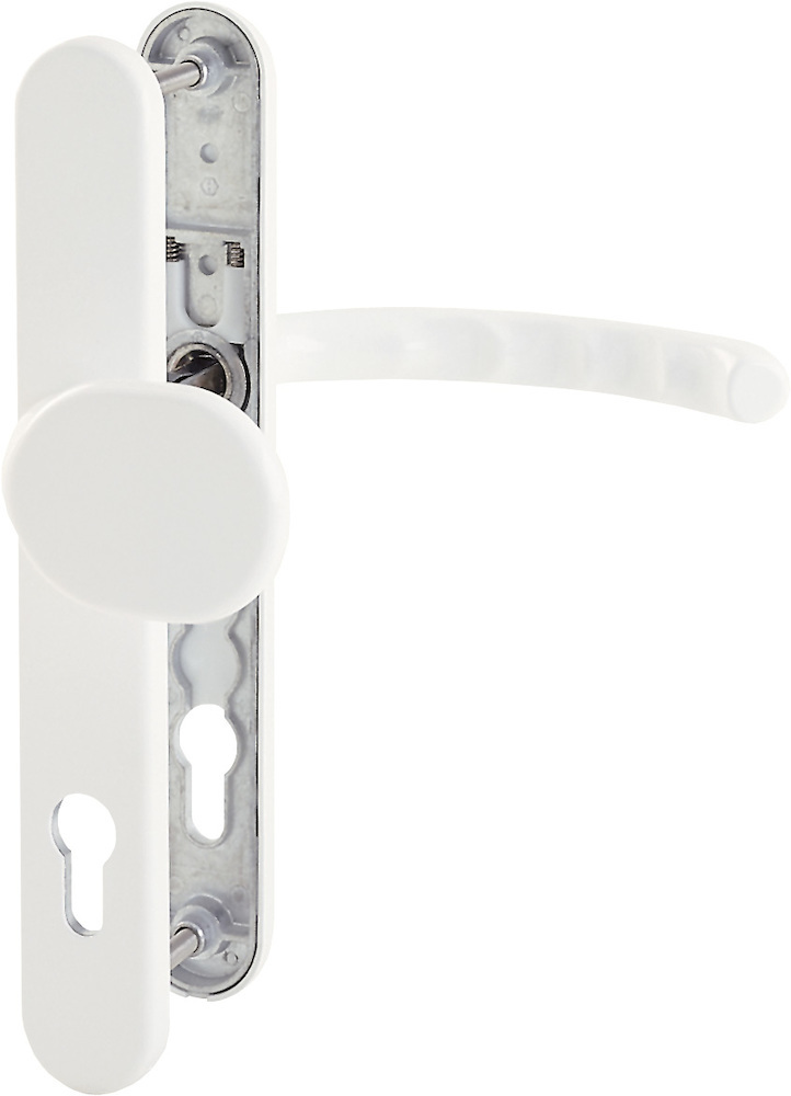 HOPPE Wechselgarnitur mit Schmalschild Luxembourg 86G/3357N/1500, Aluminium