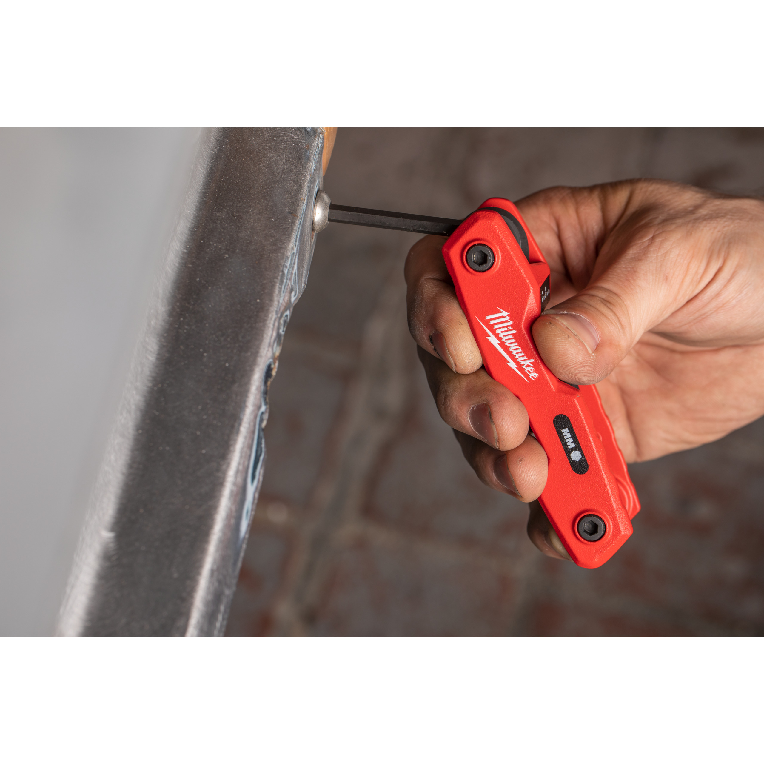 Milwaukee Klapp-Innensechskantschlüssel Satz 1.5, 2, 2.5, 3, 4, 5, 6, 8 mm Klappschlüssel-Set Innensechskant