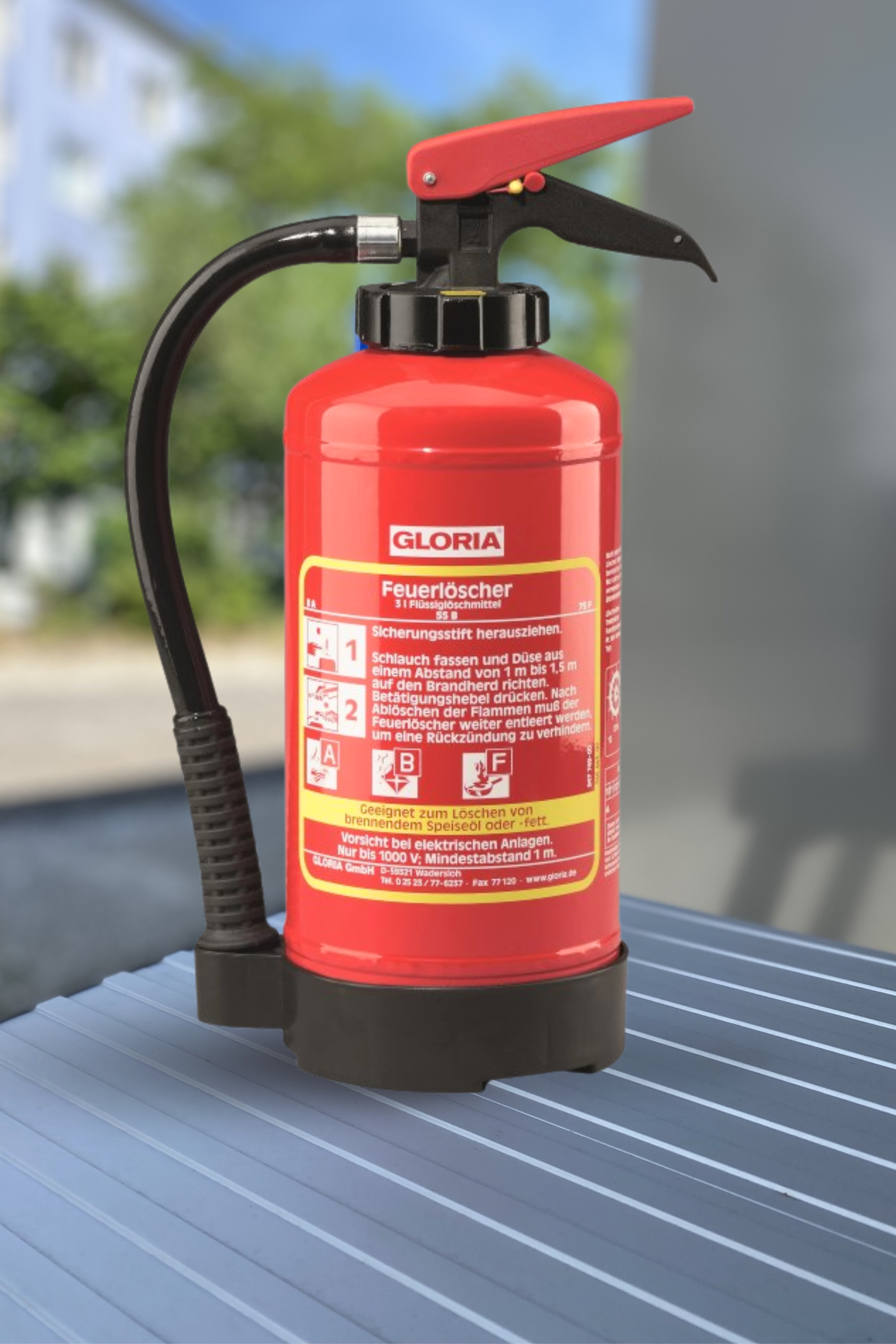 Feuerlöscher Gloria stehend