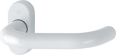 HOPPE Drücker-Halbgarnitur ohne Schlüsselrosette Paris 138GF/55, ohne Stütznocken, Aluminium