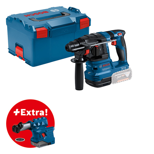 Bosch Akku-Bohrhammer mit SDS plus GBH 18V-22, L-BOXX, ohne Akkupack