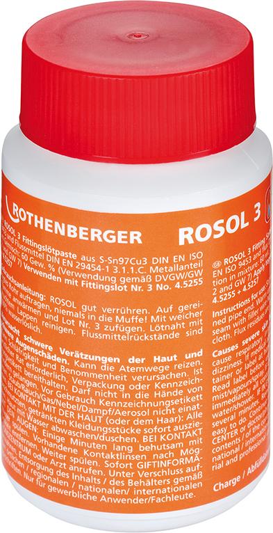 Weichlötpaste ROTHENBERGER Rosol 3 250g Flasche