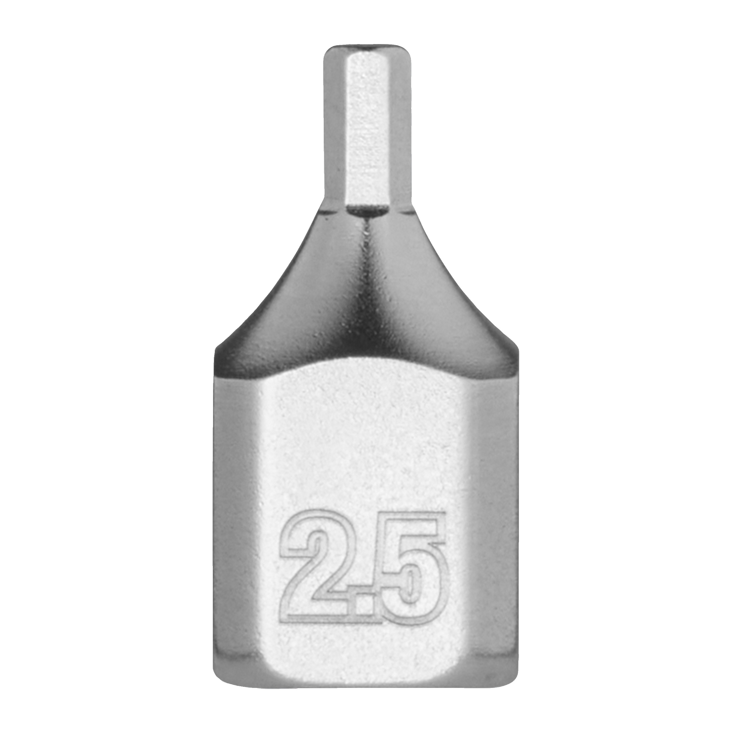Milwaukee 2,5 mm Innensechskant Bit-Steckschlüsseleinsatz metrisch 1/4" kurz
