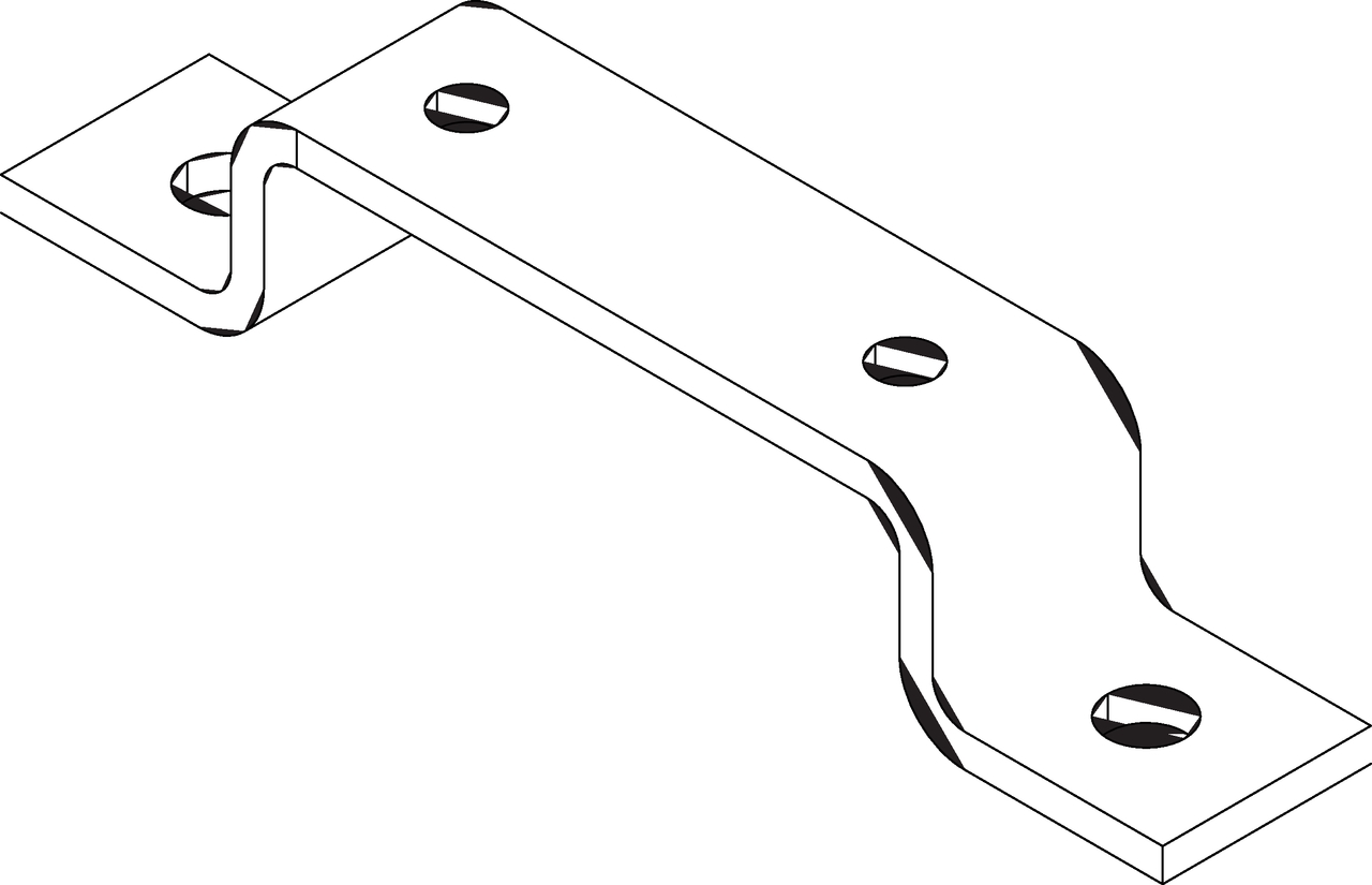 Strichzeichnung, Klammer, Griff