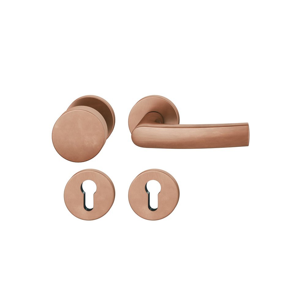 FSB FH Wechselgarnitur mit Rosetten 76 1015, AGL3, rund, VK 9 mm, Bronze