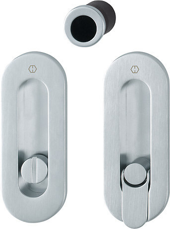 HOPPE Muschelgriff Set 7 M472,116x44,WC/S,8mm