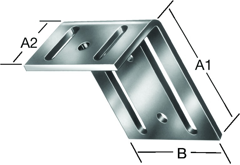Verstellwinkel VORMANN AUGUST stark 000176, verzinkt
