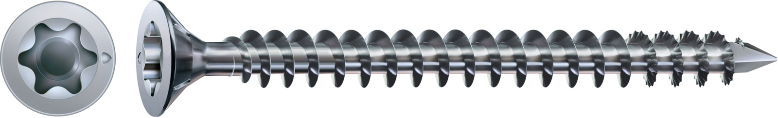 SPAX Holzbauschraube WIROX - Vollgewinde, Senkkopf, T-STAR plus, CUT-Spitze, WIROX