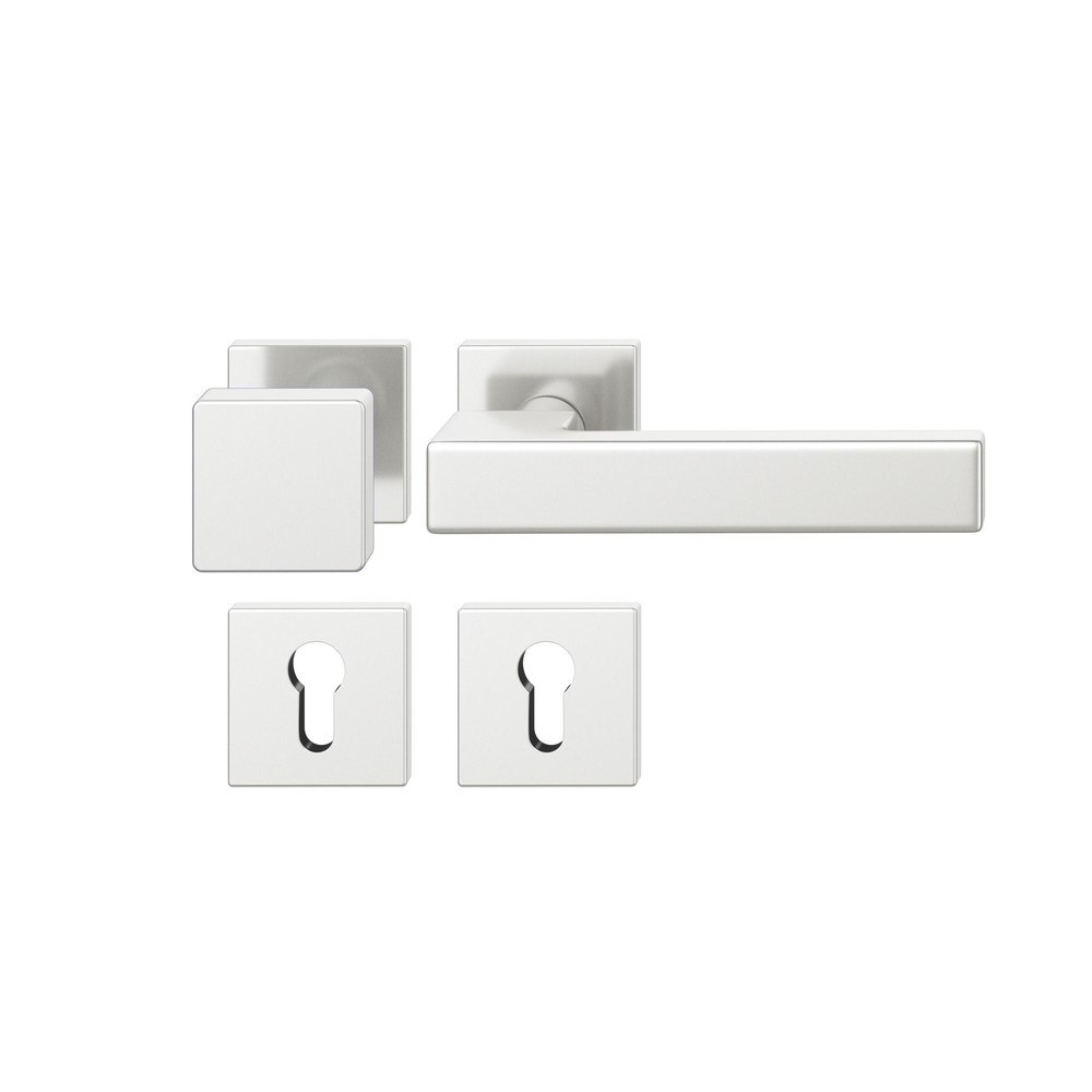 FSB Wechselgarnitur mit Rosetten 72 1183, AGL3, eckig, VK 8 mm, Aluminium