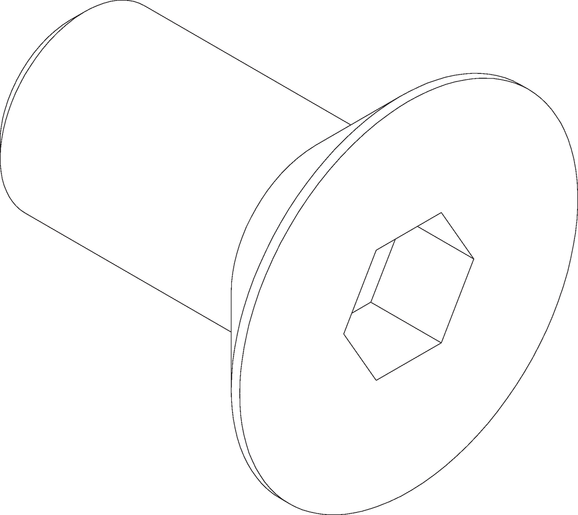 Strichzeichnung, Zylinder