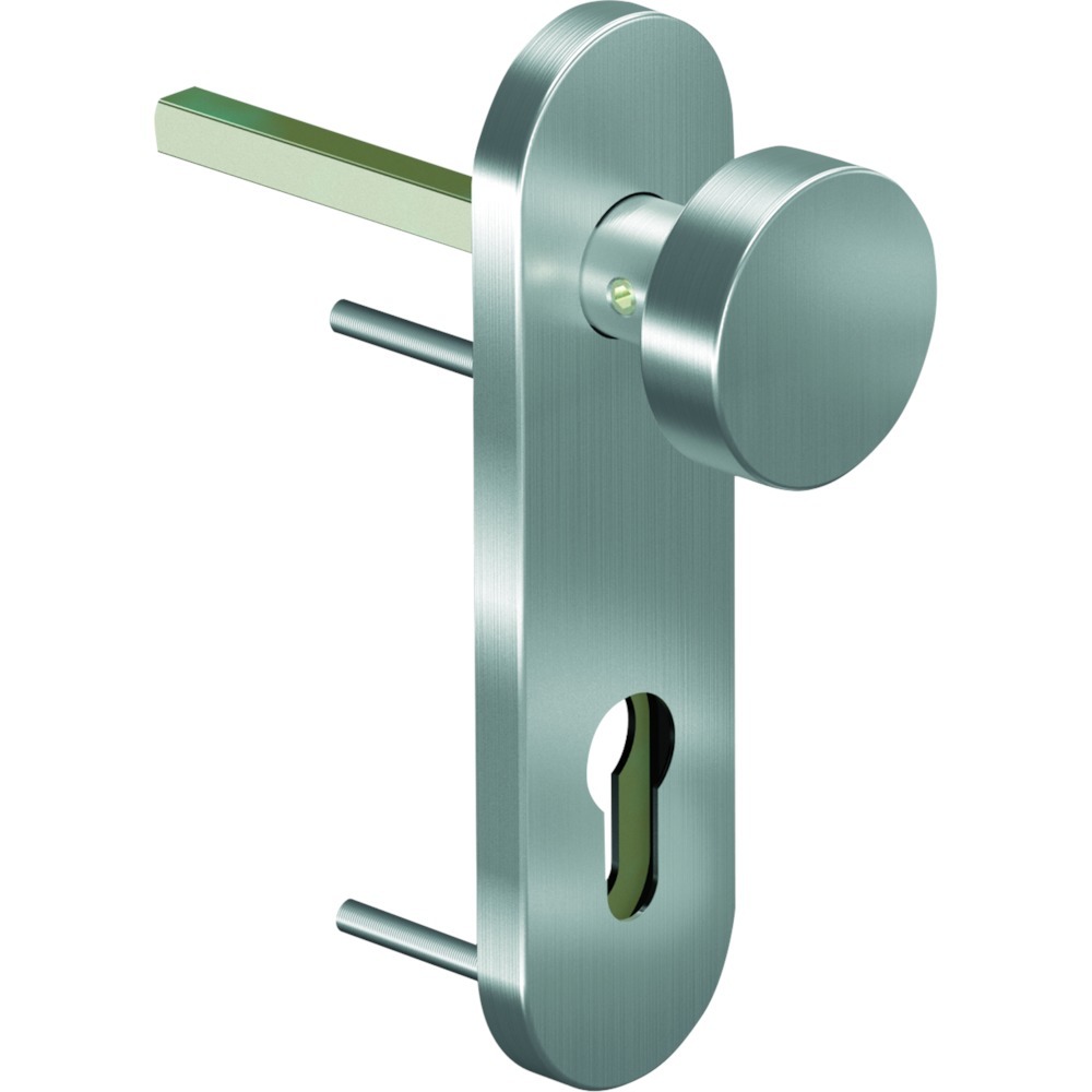 OGRO Knopf auf Kurzschild PR 7050 3020, Edelstahl