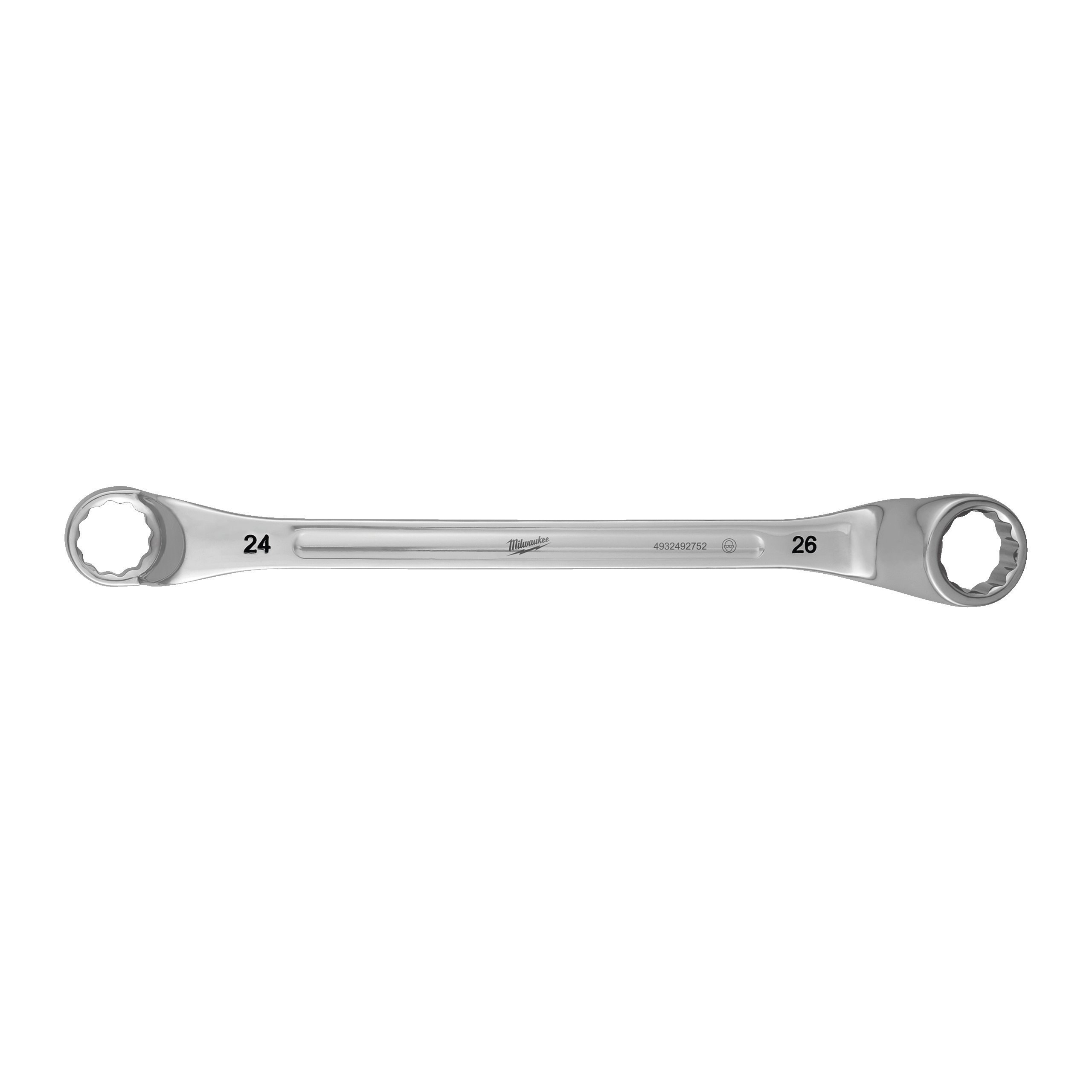 Milwaukee Doppel-Ringschlüssel gekröpft 24 x 26 mm