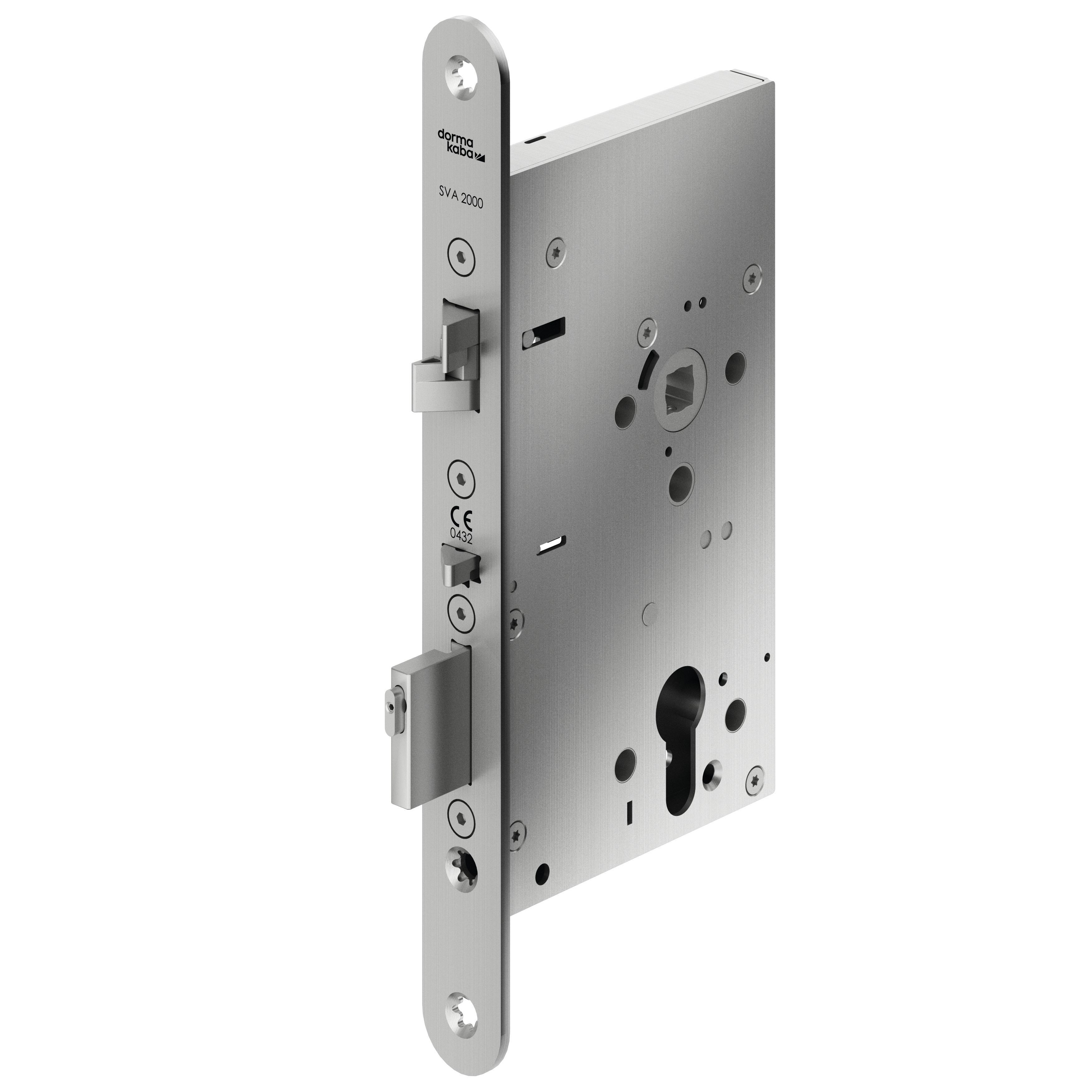 Rimlock, Sicherheitsbolz, Schlossmechanismus, Metall, Schlosszylinder