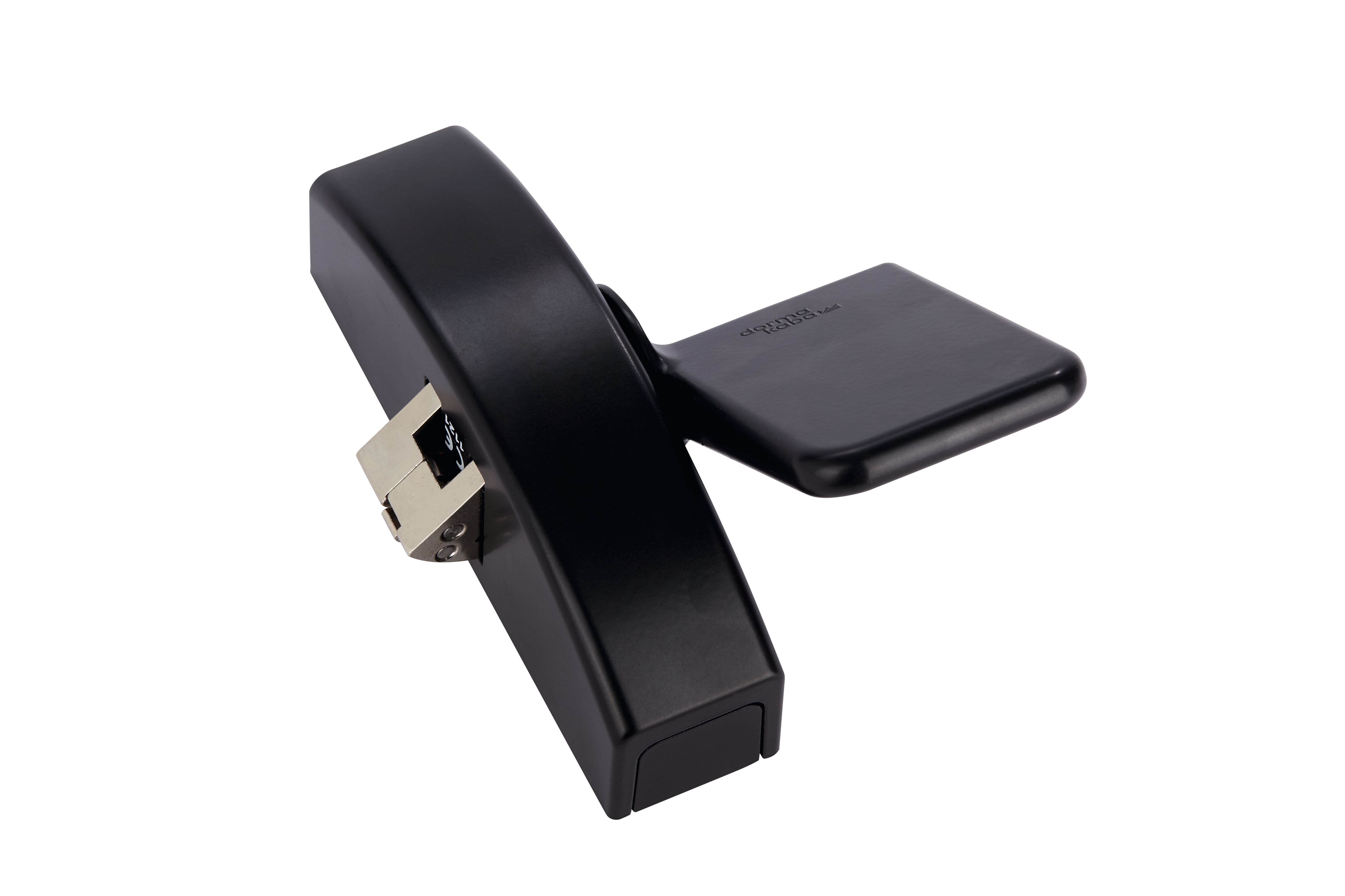 USB-Contact, Car Charger, Fold-out Plug, Metallic Clip, Black