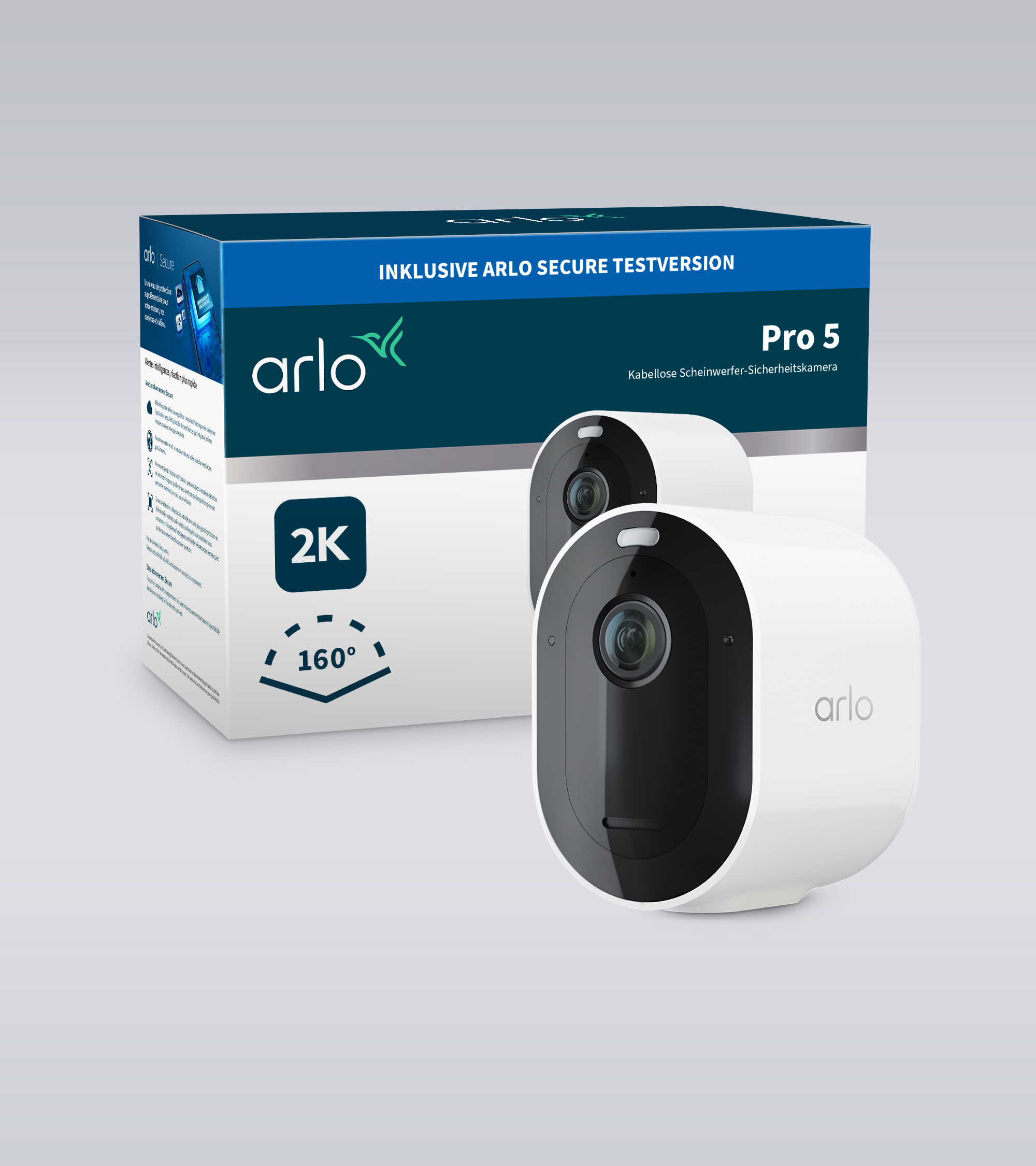 Arlo Überwachungskamera Pro 5 2K+