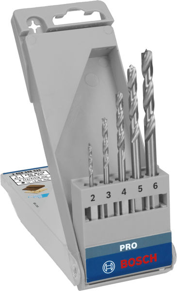 Bosch PRO Wood HSS Holzspiralbohrer-Set.