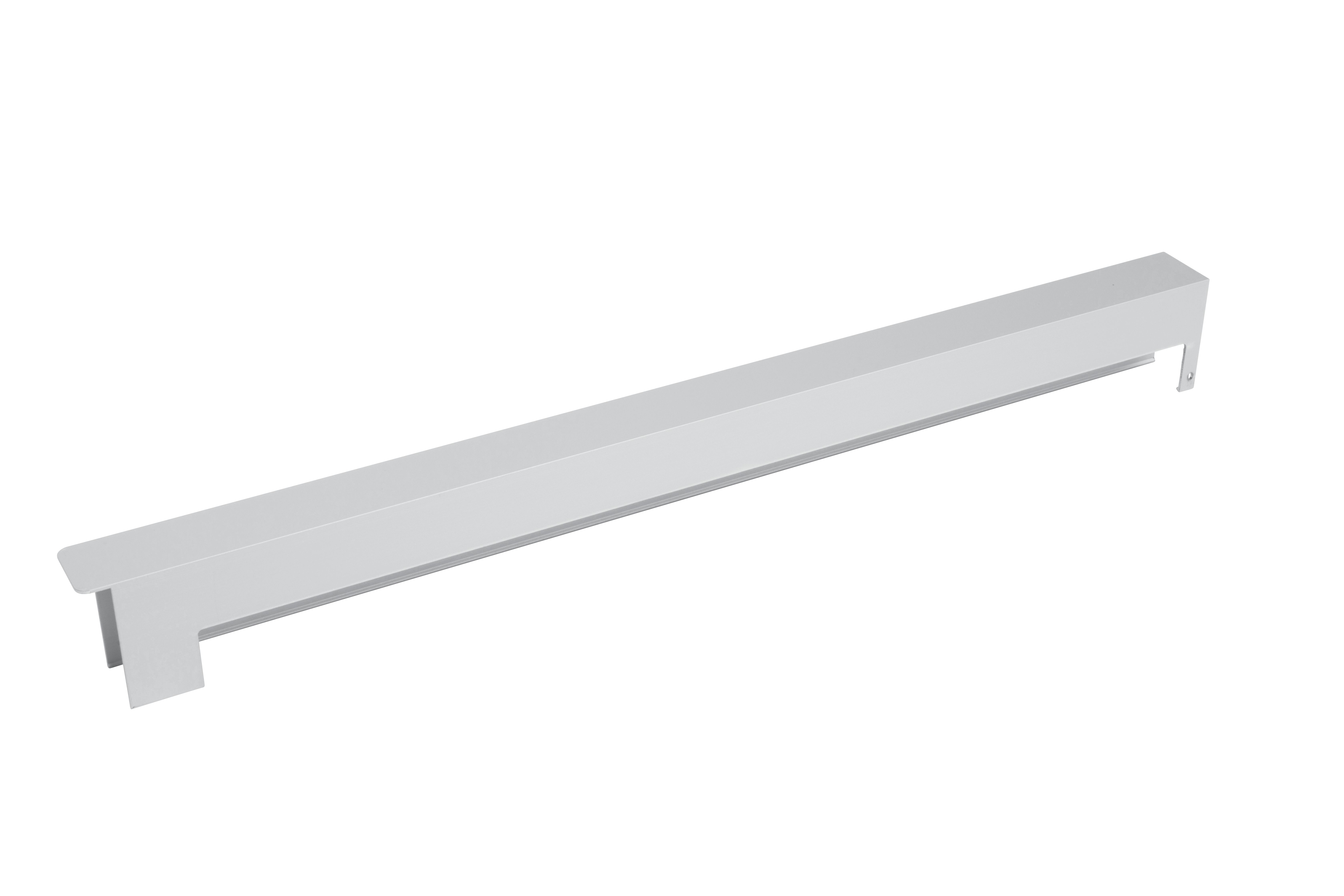 ledge, shelf bracket, metal rail, wandmontage?, white
