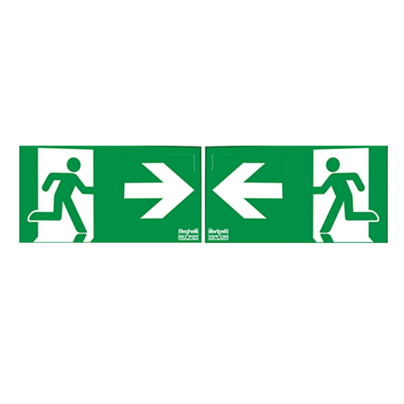 Beghelli Rettungszeichen-Displayscheibe für Formular 65 LED Beghelli Rettungszeichen-Displayscheibe für Formular 65 LED