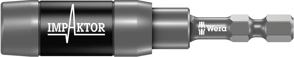 WERA Bithalter  Impaktor 1/4" für 1/4" Bits Sprengring + Magnet 75mm Ringmagnet