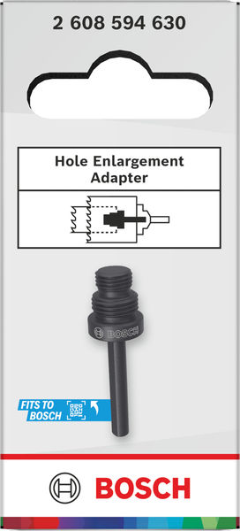 Produktbild Verpackung, Hole Enlargement Adapter, Adapter, Bosch, Bohrer-Adapter, Löcher-Vergrößerung Adapter