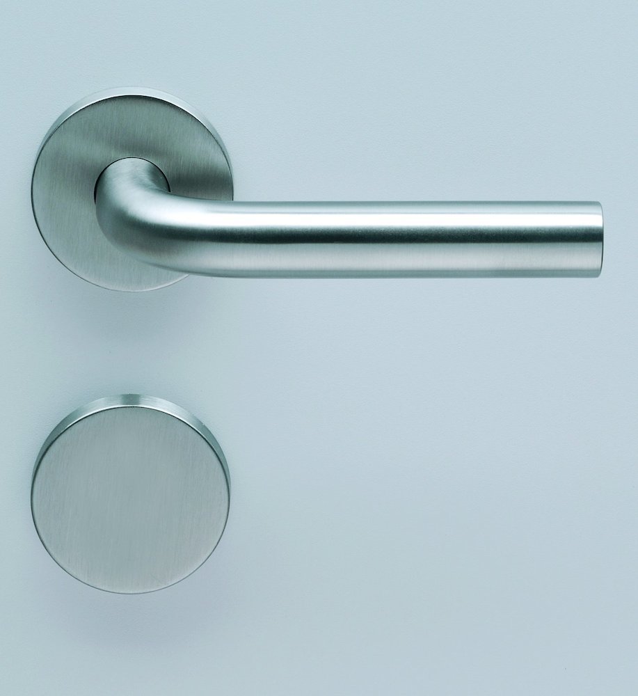 HELO FH-Wechselgarnitur mit Rosetten rund EST.WG FS 51/K5, VK 9, Edelstahl